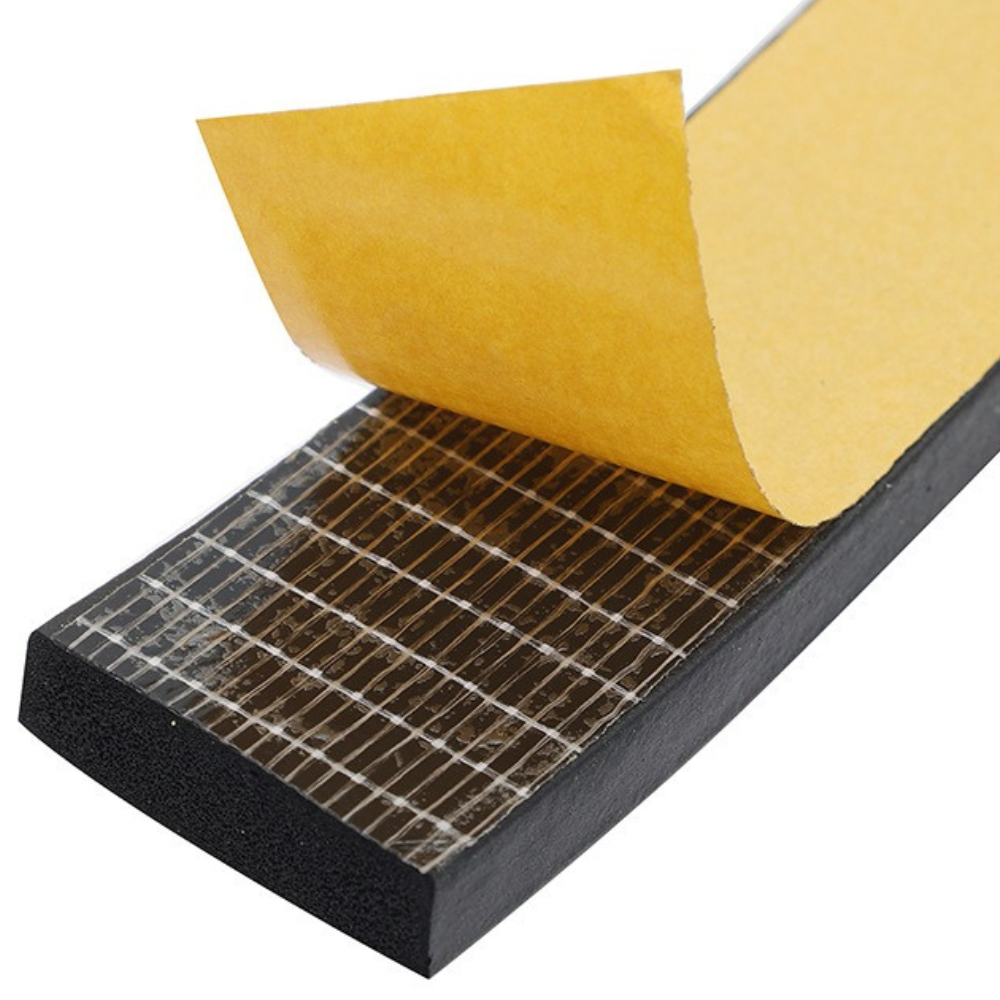 EPDM-packning 2x20mm självhäftande stötdämpande tejp för dörrar och fönster akustisk