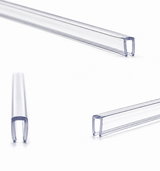 Genomskinligt kantsskydd för bildörrar – tätning för kant 0,5–1,5 mm, 10x4 mm