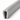 Kantlisttätning typ U PVC grå – kantbeskydd 1,5–2 mm, profil 5x10 mm