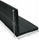 Gummivinkel 30x30 mm – skydd för hörn, kanter och ytor