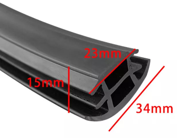 Solenergi fotovoltaisk universell täckprofil T-profil fogtätning EPDM-gummi